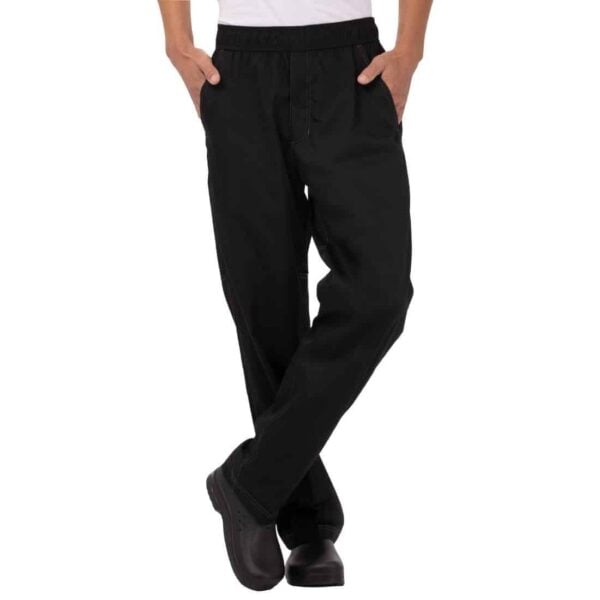 Chef Works Unisex Cool Vent Baggy Chefs Trousers Black - Image 14