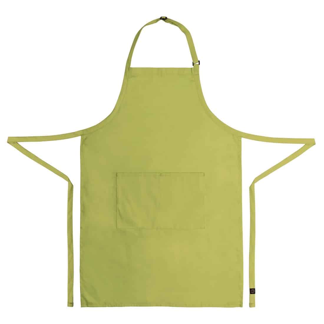 Chef Works Bib Apron Lime - Image 3