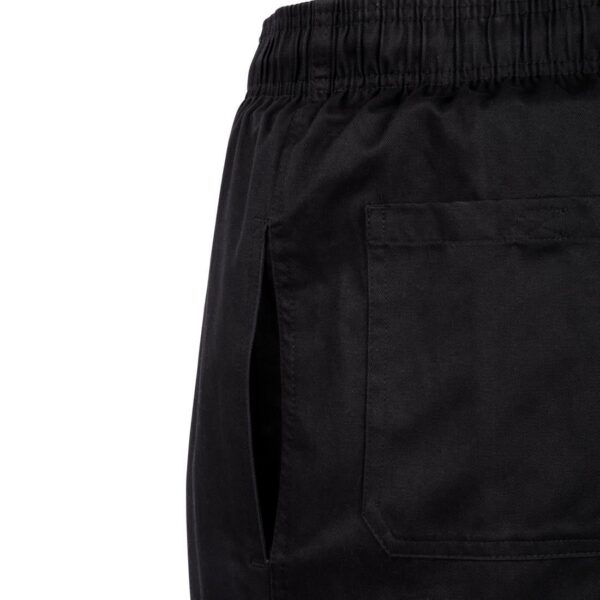 Chef Works Unisex Slim Fit Cargo Chefs Trousers Black - Image 8