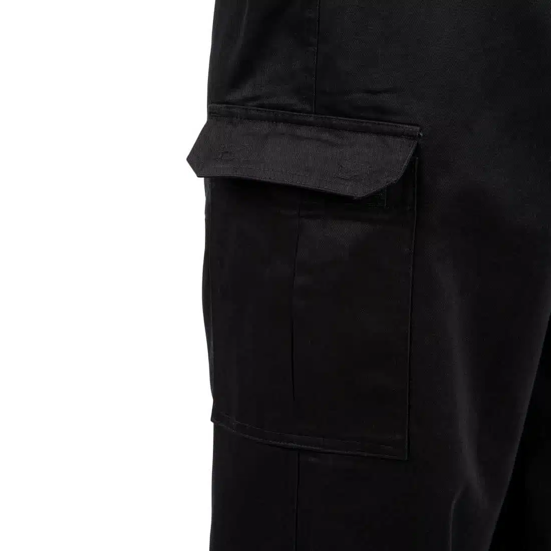 Chef Works Unisex Slim Fit Cargo Chefs Trousers Black - Image 10