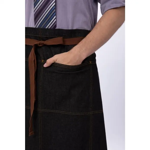 Chef Works Urban Memphis Bistro Apron Black - Image 3