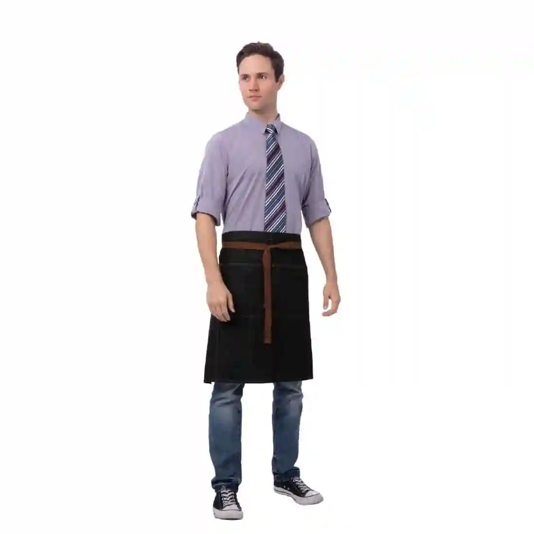 Chef Works Urban Memphis Bistro Apron Black - Image 2