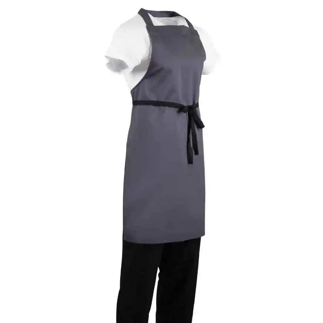 Whites Polycotton Bib Apron Charcoal - Image 4