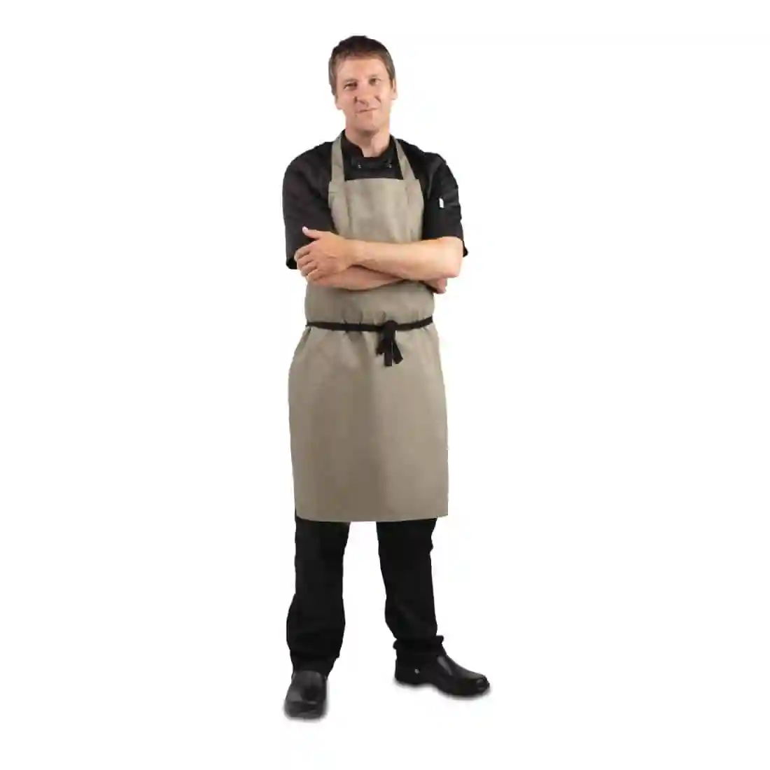 Whites Polycotton Bib Apron Olive - Image 1