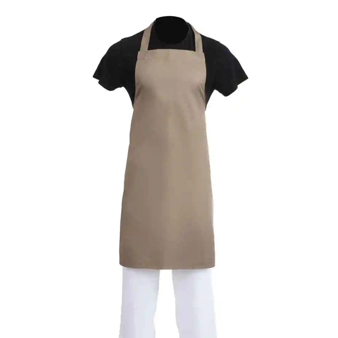 Whites Polycotton Bib Apron Tan - Image 7