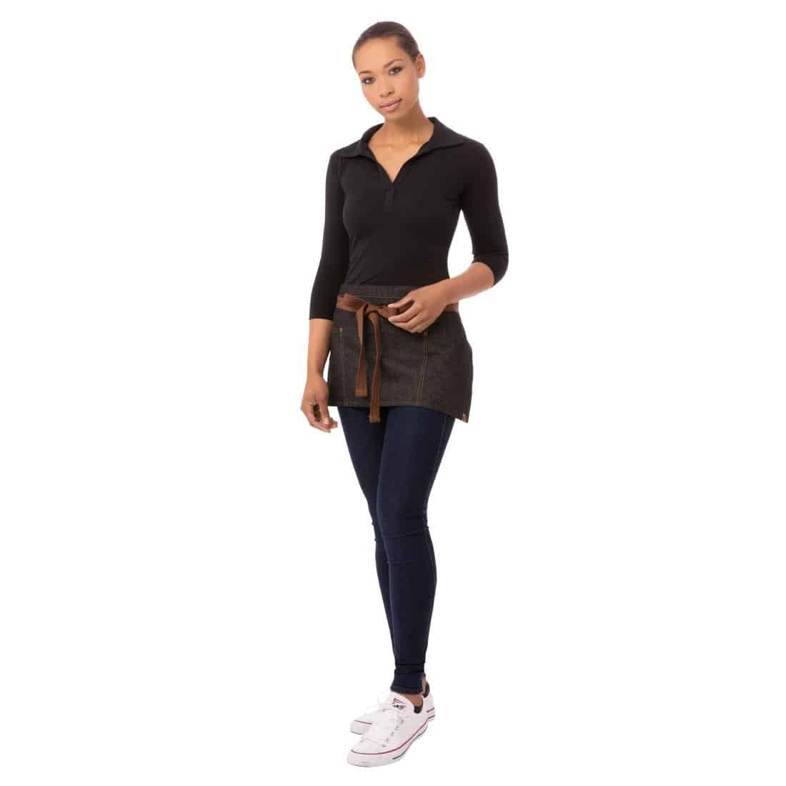 Chef Works Urban Memphis Waist Apron Black - Image 3