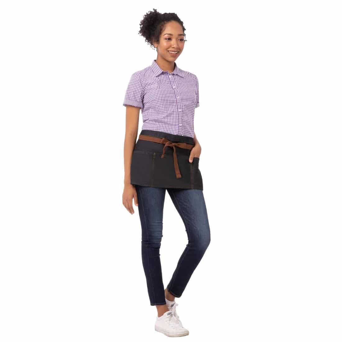 Chef Works Urban Memphis Waist Apron Indigo - Image 3