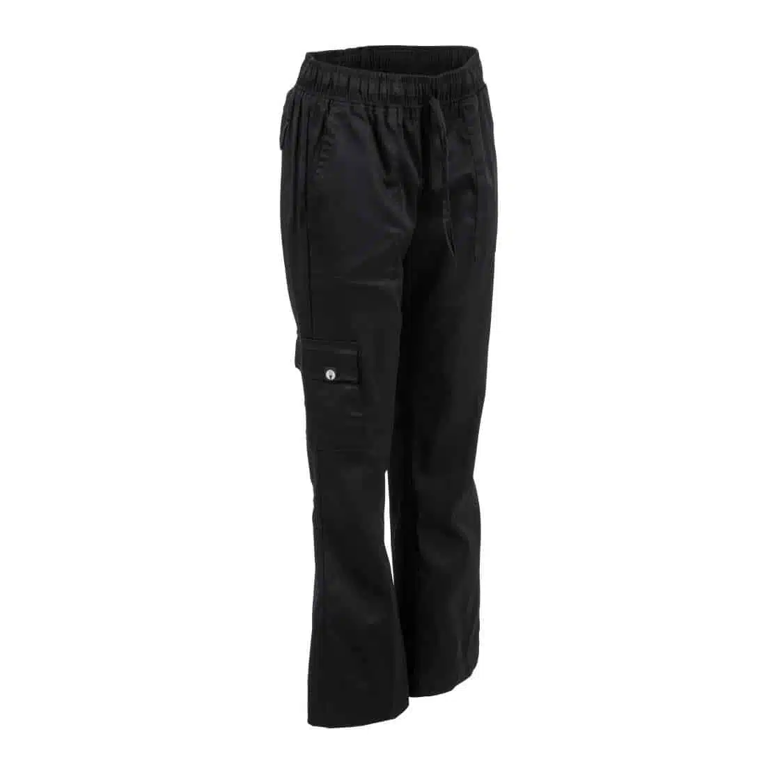 Chef Works Womens Cargo Chefs Trousers Black - Image 2