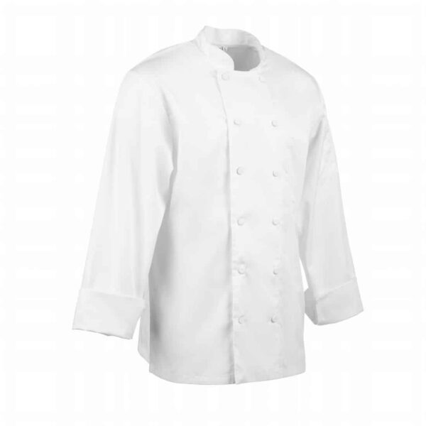 Chef Works Calgary Long Sleeve Cool Vent Unisex Chefs Jacket White - Image 6