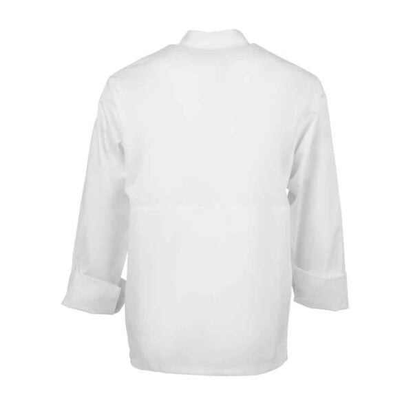 Chef Works Calgary Long Sleeve Cool Vent Unisex Chefs Jacket White - Image 16