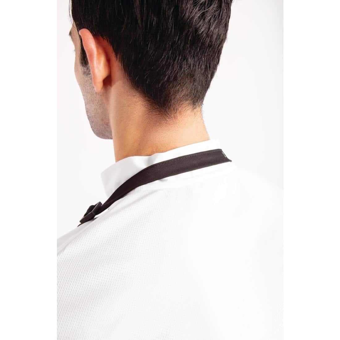 Chef Works Two Patch Pocket Bib Apron Black - Image 5
