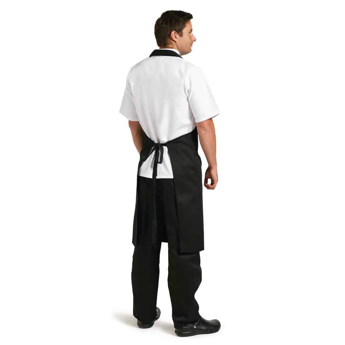 Whites Polycotton Bib Apron Black XL - Image 5