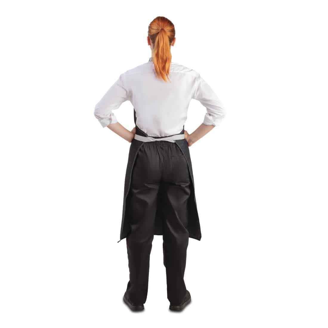 Whites Southside Bib Apron Denim Black - Image 7