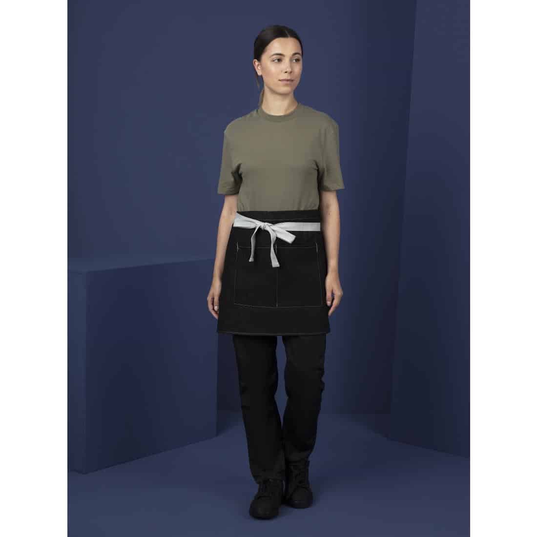 Whites Southside Waist Apron Denim Black 760mm - Image 7