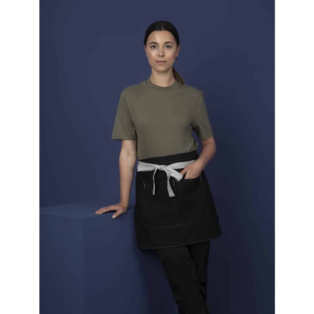 Whites Southside Waist Apron Denim Black 760mm - Image 8