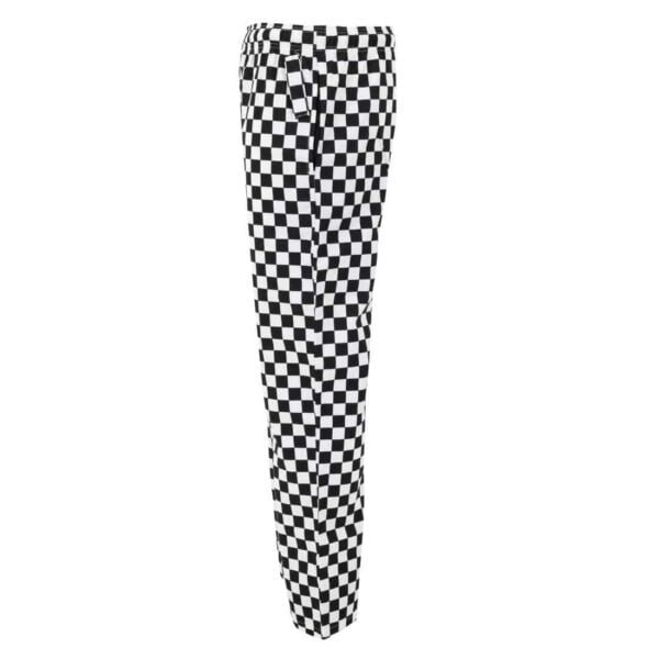 Whites Unisex Vegas Trousers Big Black & White Check - Image 3