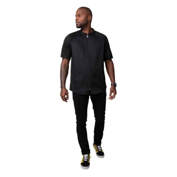 Chef Works Arcadia Sustainable Chef Jacket Black - Image 2