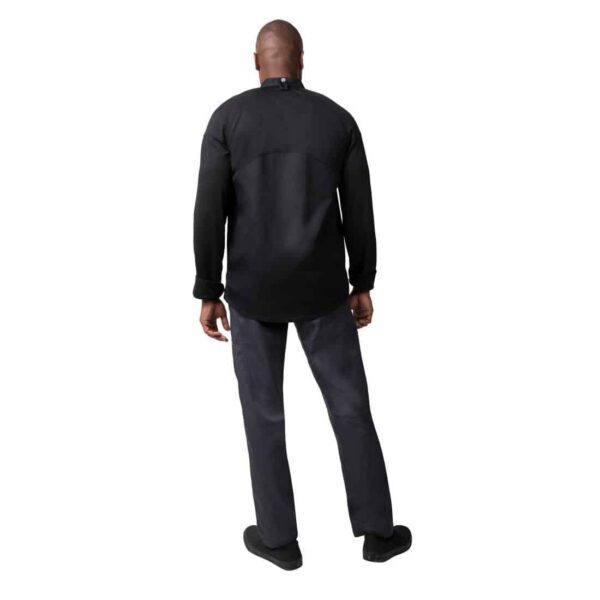Chef Works Tulum Sustainable Chef Jacket Black - Image 2