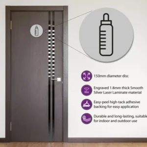 Baby Change Toilet Door Symbol 150mm