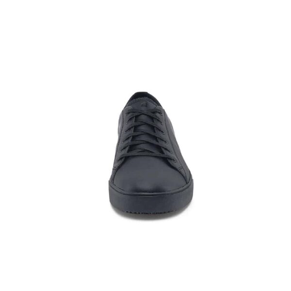 Shoes for Crews Mens Leather Slip On Black
