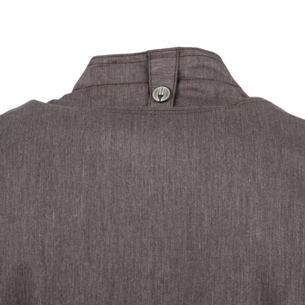 Chef Works Urban Hartford Lightweight Zipper Chefs Jacket Graphite - Image 10