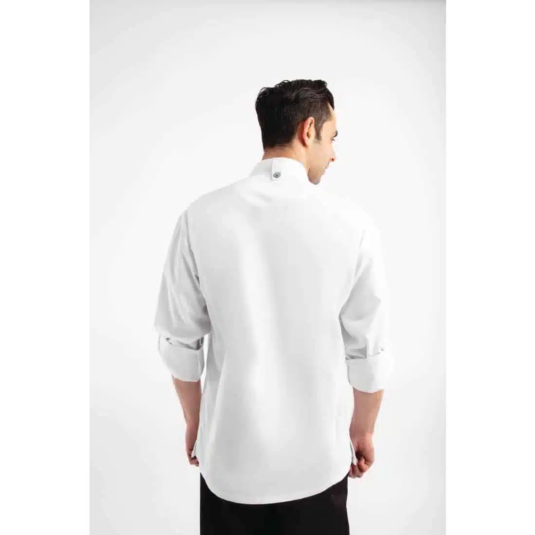 Chef Works Unisex Hartford Lightweight Chef Jacket White - Image 3