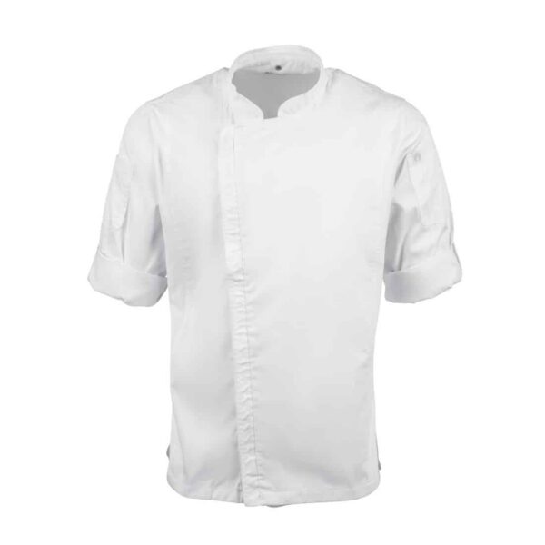 Chef Works Unisex Hartford Lightweight Chef Jacket White - Image 6