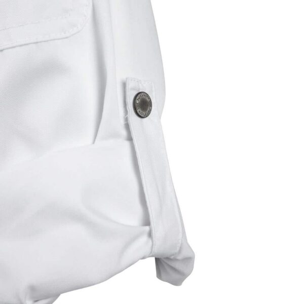 Chef Works Unisex Hartford Lightweight Chef Jacket White - Image 11