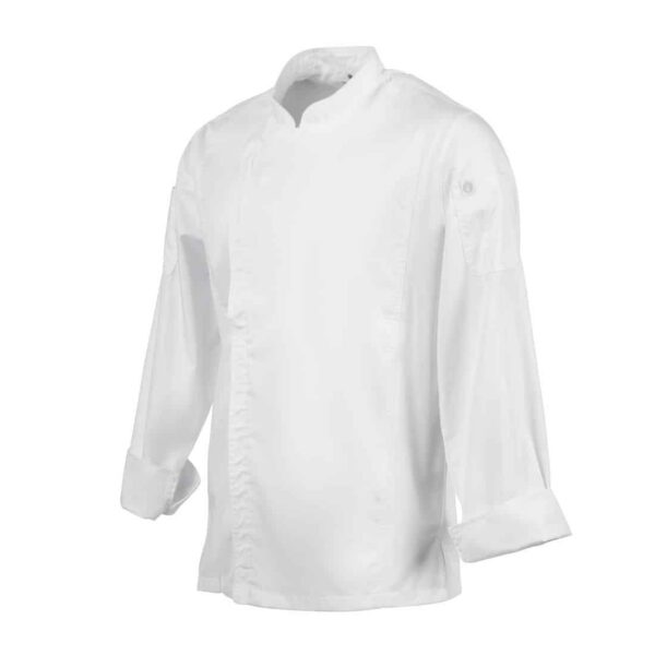 Chef Works Unisex Hartford Lightweight Chef Jacket White - Image 13