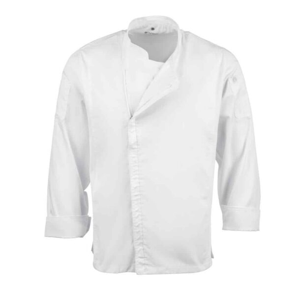 Chef Works Unisex Hartford Lightweight Chef Jacket White - Image 17