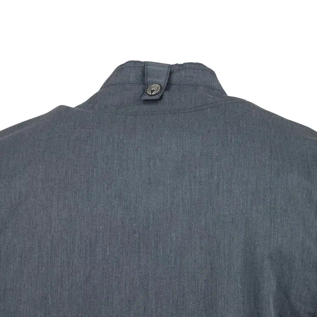 Chef Works Unisex Springfield Lightweight Short Sleeve Zipper Coat Ink Blue - Image 5