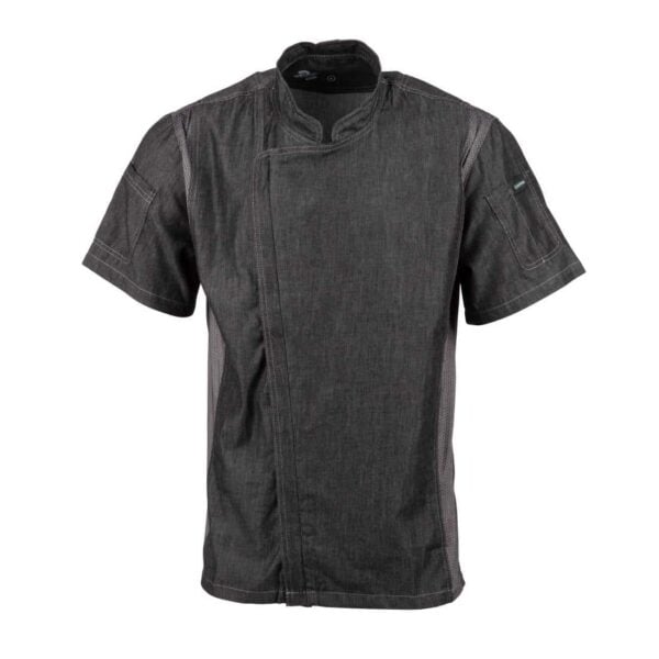 Chef Works Urban Delancey Short Sleeve Denim Chefs Jacket - Image 2