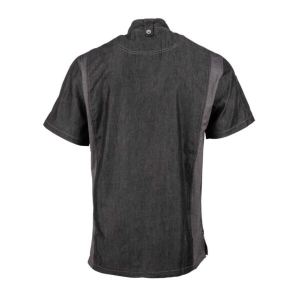 Chef Works Urban Delancey Short Sleeve Denim Chefs Jacket - Image 7