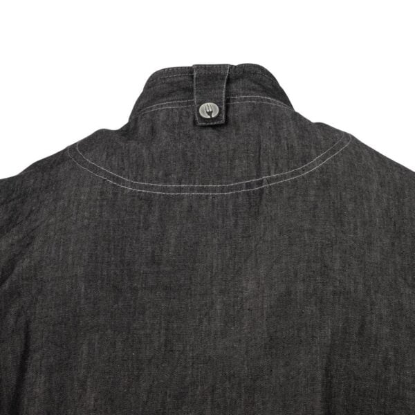 Chef Works Urban Delancey Short Sleeve Denim Chefs Jacket - Image 8