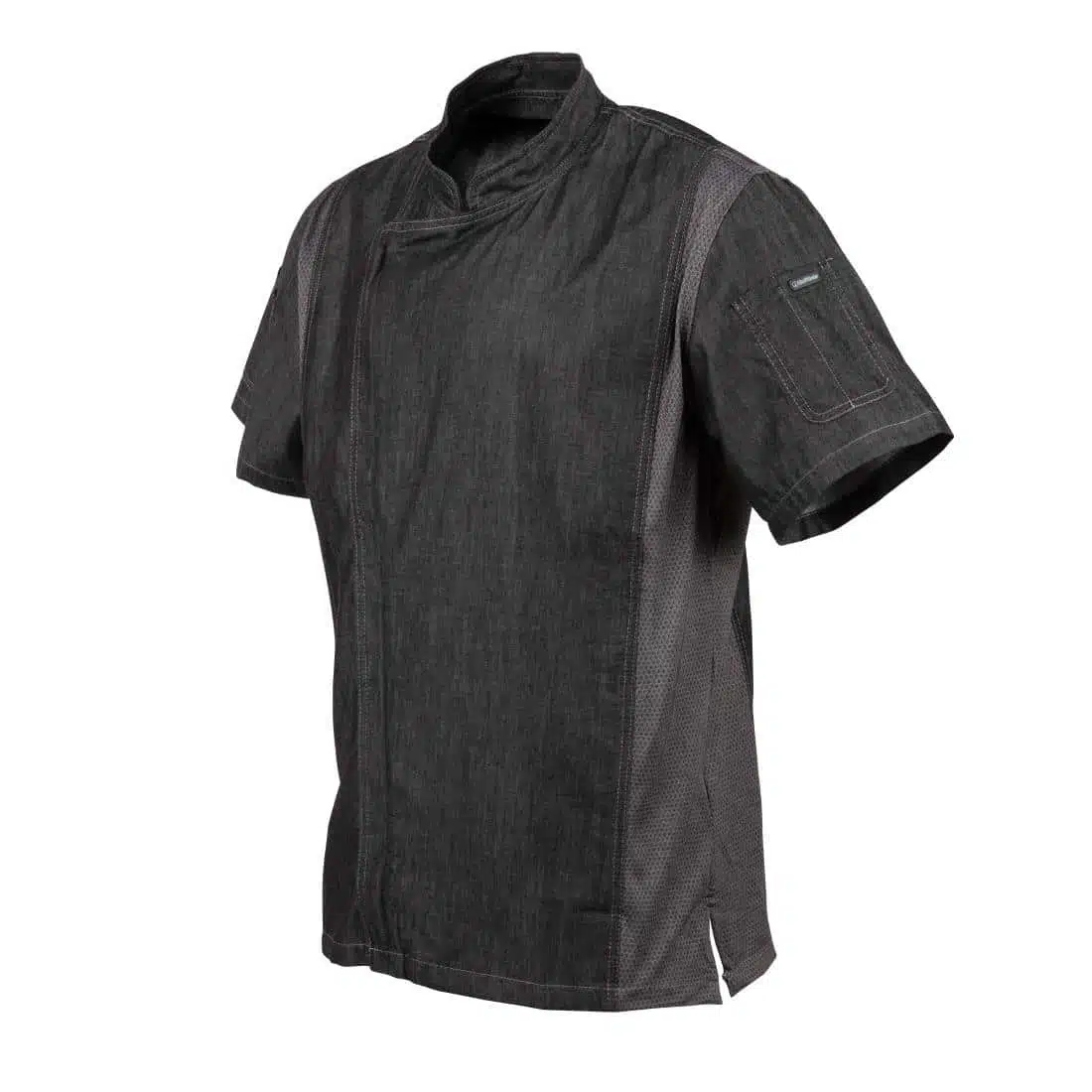 Chef Works Urban Delancey Short Sleeve Denim Chefs Jacket - Image 13