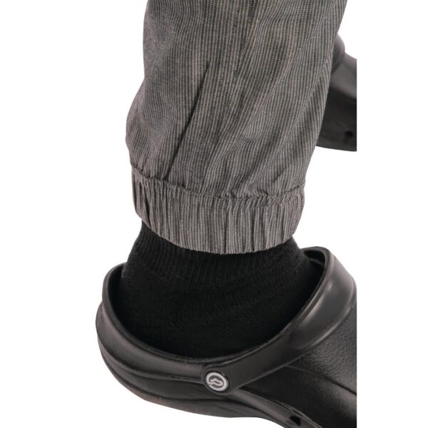 Chef Works Urban Jogger 257 Black and White Fine Stripe - Image 5