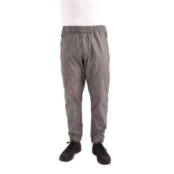 Chef Works Urban Jogger 257 Black and White Fine Stripe - Image 7