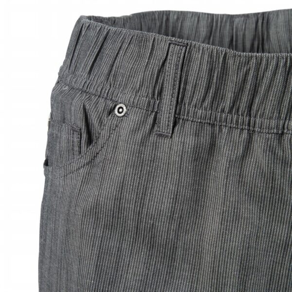 Chef Works Urban Jogger 257 Black and White Fine Stripe - Image 14