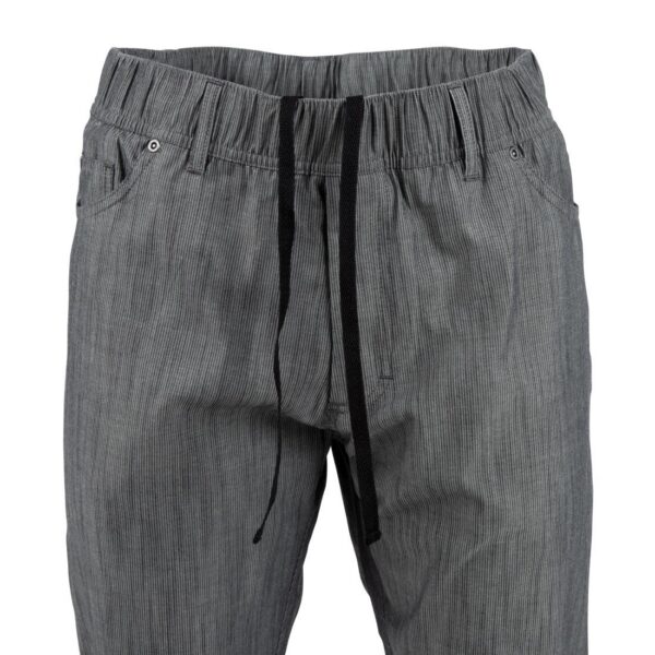 Chef Works Urban Jogger 257 Black and White Fine Stripe - Image 15