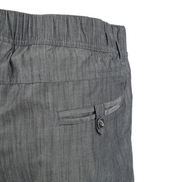 Chef Works Urban Jogger 257 Black and White Fine Stripe - Image 17