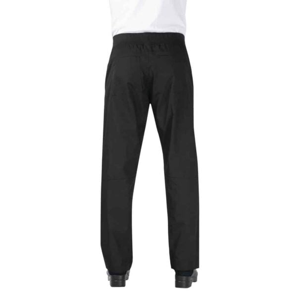 Chef Works Men's Lightweight Slim Trouser Black - Image 4