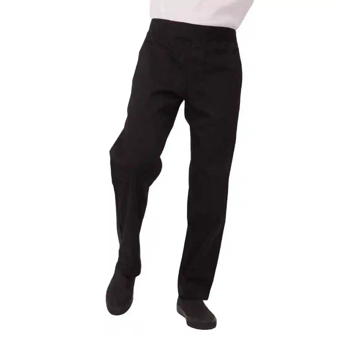 Chef Works Men's Lightweight Slim Trouser Black - Image 6