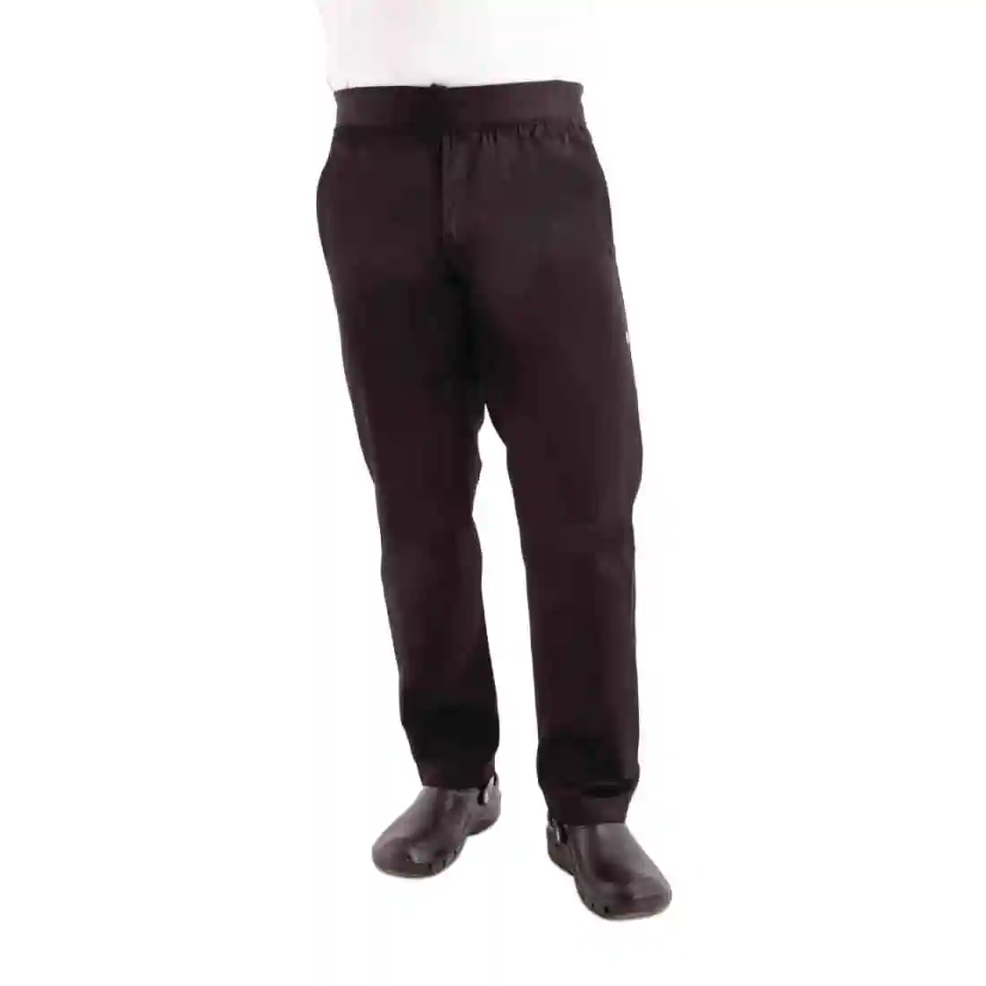 Chef Works Men's Lightweight Slim Trouser Black - Image 8