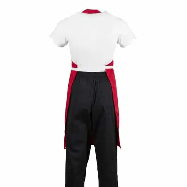 Whites Bib Apron Red - Image 5