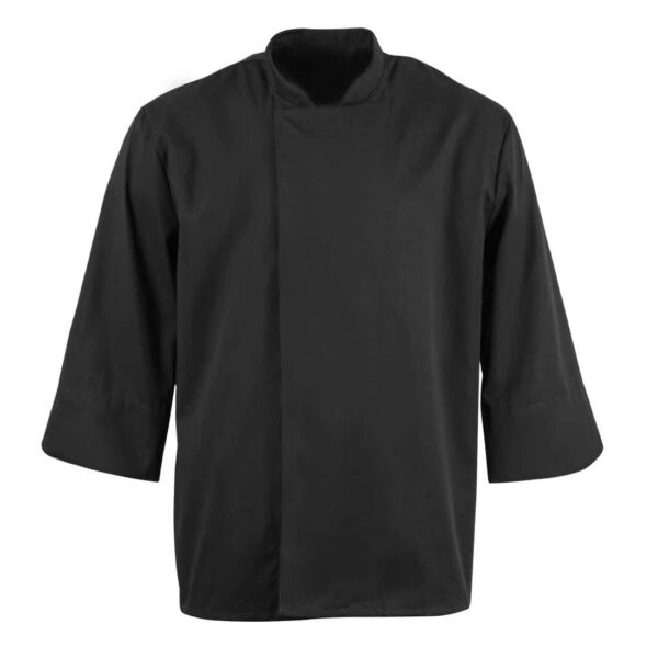 Whites Unisex Atlanta Chef Jacket Black - Image 2