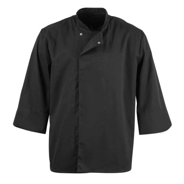 Whites Unisex Atlanta Chef Jacket Black - Image 6