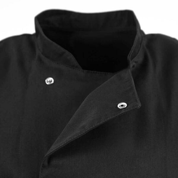 Whites Unisex Atlanta Chef Jacket Black - Image 7
