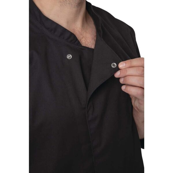 Whites Unisex Atlanta Chef Jacket Black - Image 15