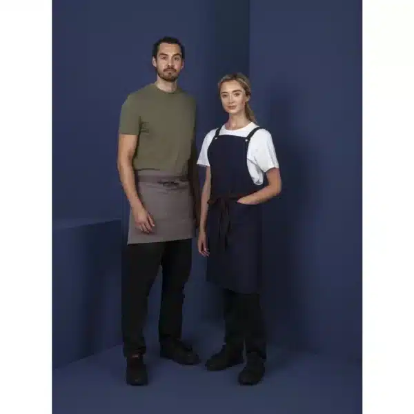 Southside Cotton Canvas Waist Apron Grey - Image 8