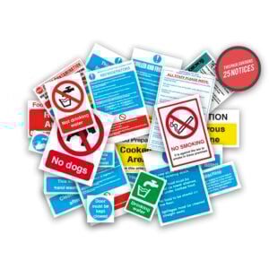 Health and Safety Signs Pack - Butchers Safety